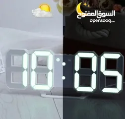  2 الساعة الرقمية ‏Lighting Clock المكتبية