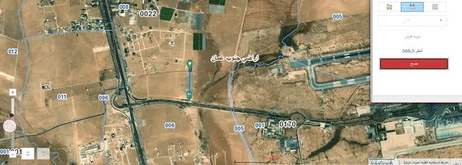  6 ارض في القسطل - حوض 8 ظهر حجره الفرس - 1440 متر من المالك مباشره (الملك لله)