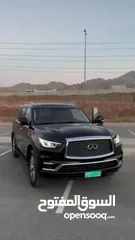  12 إنفينيتي Qx80 حادث بنفر الخلفي فقط