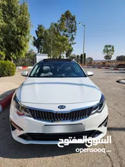  4 Kia Optima 2018 — لون أبيض لؤلؤي تحفة