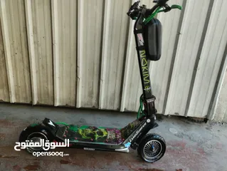  3 سكوتر كهرباء 60فولت سرعه 100