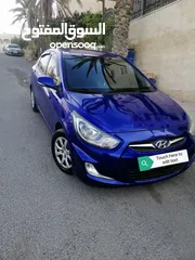  1 هونداي اكسنت 2014 فحص كامل مالك اول لون مميز ماتور 1.6 اصلي ممشى قليل 89000