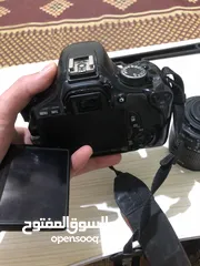  3 كاميرا Canon 600D مع ثلاث عدسات وشنتة