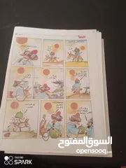  2 مجلات اطفال قديمه بحاله جيده من الماضي الجميل