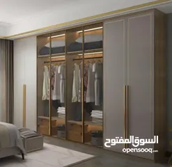 1 خزانة غرفة نوم جديدة غير مستعمله  كامله  جديدة غير مستعمل