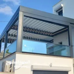  5 زجاج وألمنيوم