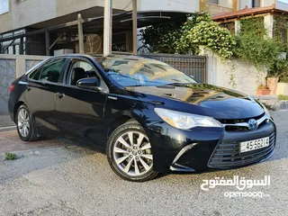  23 تويوتا كامري موديل 2017 فحص كامل وفل كامل فتحه وجلد وشاشه وكاميرا وجنط هايبرد