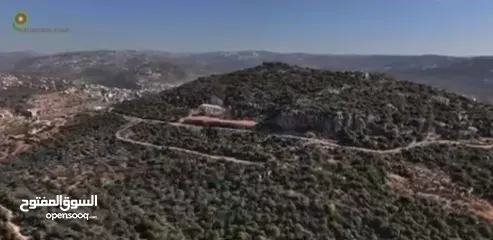  3 أرض مطلة كفر عين مجرفة جاهزة واصل شوارع وخدمات