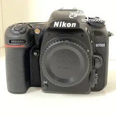  9 كاميرة نيكون D7500 جديدة غير مستعمله نهائي