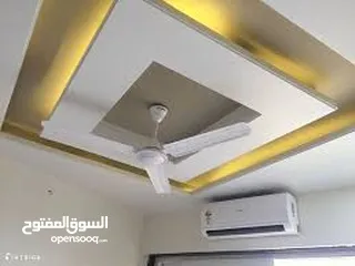  2 Gypsum board ,Decor all design and all type paint