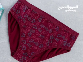  5 بانتي بريف باكيت 6 قطع (مخزن 255) 96٪ cotton, 4% Lycra ملابس داخلية تمنحك الراحة والثقة طوال اليو