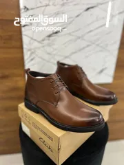  5 حذاء Clarks الجلد الطبيعي، هتجمع بين الشياكة وجودة التفاصيل في تصميم يليق بمكانتك.صناعه فيتنامي
