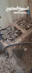  3 gas cylinder with pipe and 2burner