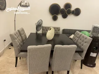  2 Dinning table with 8 chairs