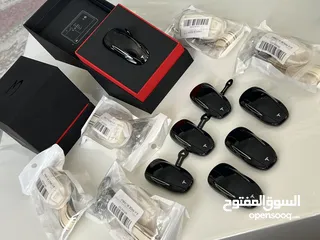  4 كروت تيسلا - كرت تيسلا - مفاتيح تيسلا ريموت كبسات - تيسلا اصلي  Tesla Key Card - Tesla Keyfob