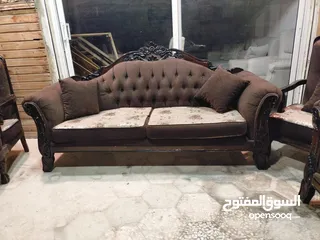  4 طقم كنب زان 11 مقعد للبيع بسعر مناسب جدا