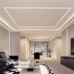  8 تنفيذ اعمال الديكور الداخلي جبسمبورد وجبص البلدي واسمنت بورد وفرسلينج وبيفيسي وبديل الرخام والفوم