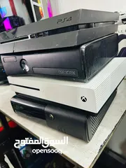  2 اجهزة اكس بوكس وبلاستيشن للقطع
