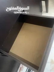  8 بوفيه   خشبي بني محروق