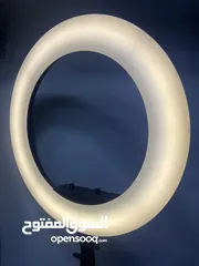  1 Ring Light ستاند مضيء مع قاعدة اصلية