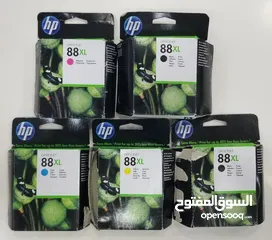  1 5 علب حبر hp 88xl جديدة كلهن 100 شيقل