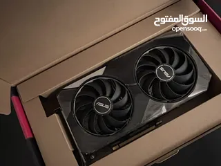  1 كرت وكاله مع الستكرات AMD 6600xt