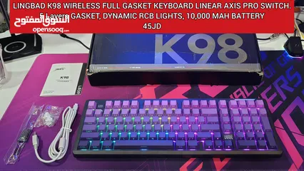  4 تشكيلة كيبوردات إحترافية جديد Attack Shark X68 HE,X75,Ajazz AK680 Max,Lingbao K98,Tunderobot K63