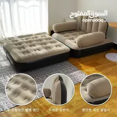  9 الأريكة القابلة للنفخ 2 في 1 – راحة فخمة وتصميم ذكي بقطعة واحدة! #راحة_وين_ما_كنت