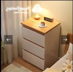  2 كومودينا خشب بلمسة عصرية