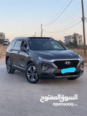  1 هونداي سنتافيه  2019 ترخيص 2018 فل مسكر