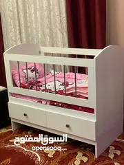  3 سرير بيبي خشب