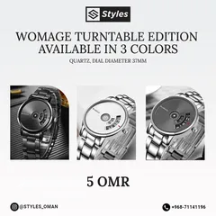  1 WOMAGE brand new Scale design watch NOW AVAILABLE