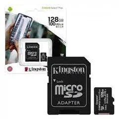  2 KINGSTON SDCARD MICRO 128 GB ميموري كارد كنجستون 128 جيجا