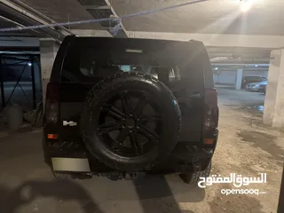  3 سياره همر H3 لون اسود موديل 2008 فحص كامل  فل كامل  3700cc ترخيص وتنازل منخفض مقسطه عالبنك او كاش