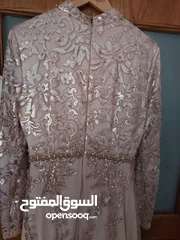  8 فستان سهرة حجاب ، ماركة setrms,مبطن كامل،فخم جميل جدا،  بحالة ممتازة ، سايز 40