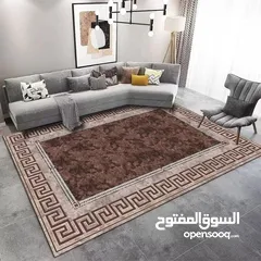  5 سجاد 3D مودرن مانع للانزلاق حجم كبير