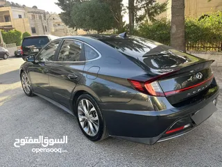  3 هونداي سوناتا فل كامل عدا البانوراما لون مميز فيراني ميتالك بحاله ممتازه وارد كوري