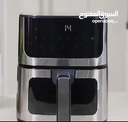  1 المقلى الهوائي بسعة 8 لتر