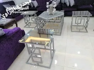  18 طاولات سفرة  طاولات وسط  طاولات سيرفس  مداخل