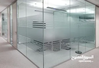  3 glass door