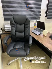  6 كرسي مدير جلد جك ايطالي كروم بتحمل اوزان كرسي للساعات الطويلة كراسي المدير بجودة عاليه وأقل الاسعار