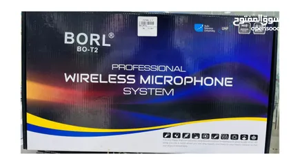  1 Borl B0-T2 Professional Wireless Microphone System  نظام ميكروفون لاسلكي احترافي من Borl B0-T2