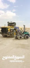  5 جرافه صغيره كبيرة للايجار يومي او شهري