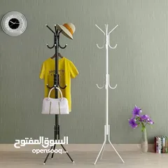  2 شماعة الملابس الكلاسيكية معدن ثقيل مطلي ضد الصدأ والتآكل  تصميم راقي يوفر ترتيب وأناقة بزاوية بيتك
