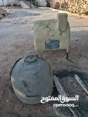  8 فرن طابون متحرك لشوي صواني وخبز ع حصى متنقل طول 85 العرض 65 صاج مقلفن بشتغل ع حطب وع غاز