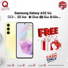  1 SAMSUNG A35 ( 128GB ) / RAM 8 NEW /// سامسونج ايه 35 ذاكرة 128 رام 8 الجديد