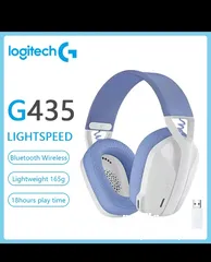  1 سماعات Logitech g435 لاسلكية تقبل جميع الاجهزه