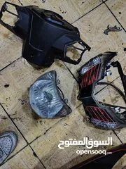  3 قطع سكوتر هيرو مستعملة للبيع