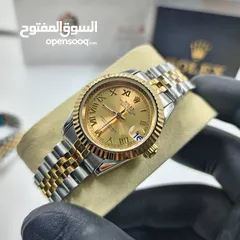  1 الساعات الرولكس الديت جاست النسائية متوفرة الان  من متجرنا