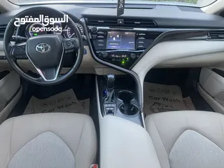 20 تويوتا كامري موديل 2019 فحص كامل 7 جيد فل مع فتحة بحالة الوكالة